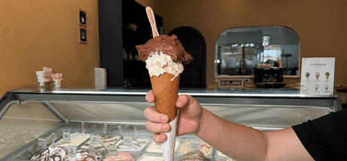 Gelato da praça